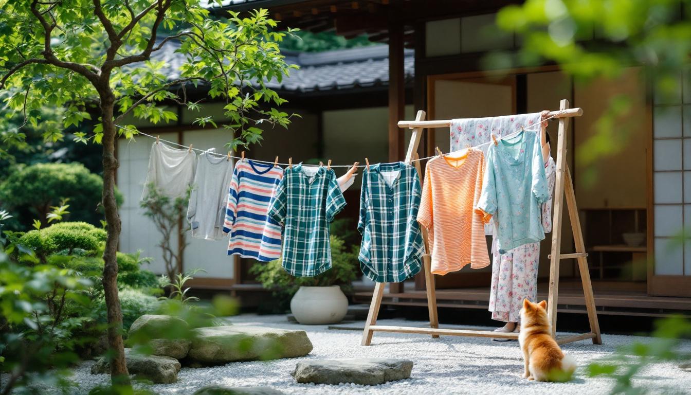 scopri il trucco giapponese per asciugare il bucato senza odori sgradevoli e prevenire la formazione di muffa, mantenendo i vestiti freschi e profumati.