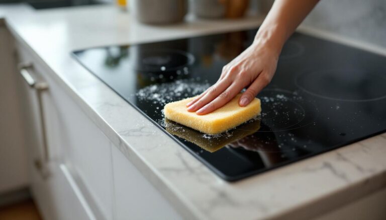 scopri l'ingrediente naturale e efficace che rimuove le tracce bianche dal piano cottura, migliore dell'aceto per una pulizia perfetta e senza sforzo.