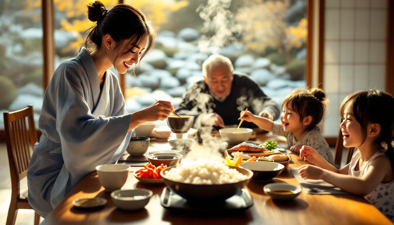 scopri perché i giapponesi consumano riso tre volte al giorno e come questo contribuisce a mantenere una linea snella e uno stile di vita sano.
