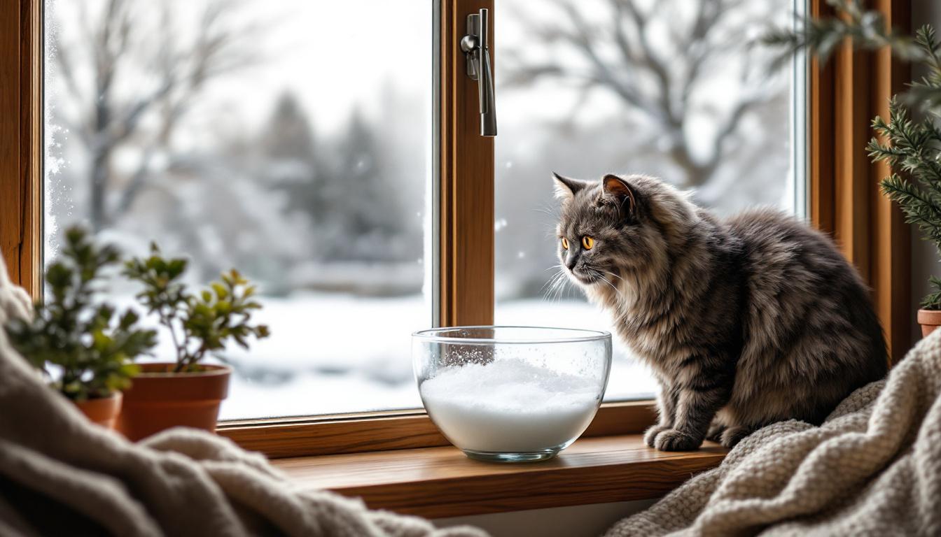 scopri perché posizionare una ciotola di acqua salata vicino alle finestre in inverno può aiutare a migliorare il clima domestico e prevenire la formazione di condensa.