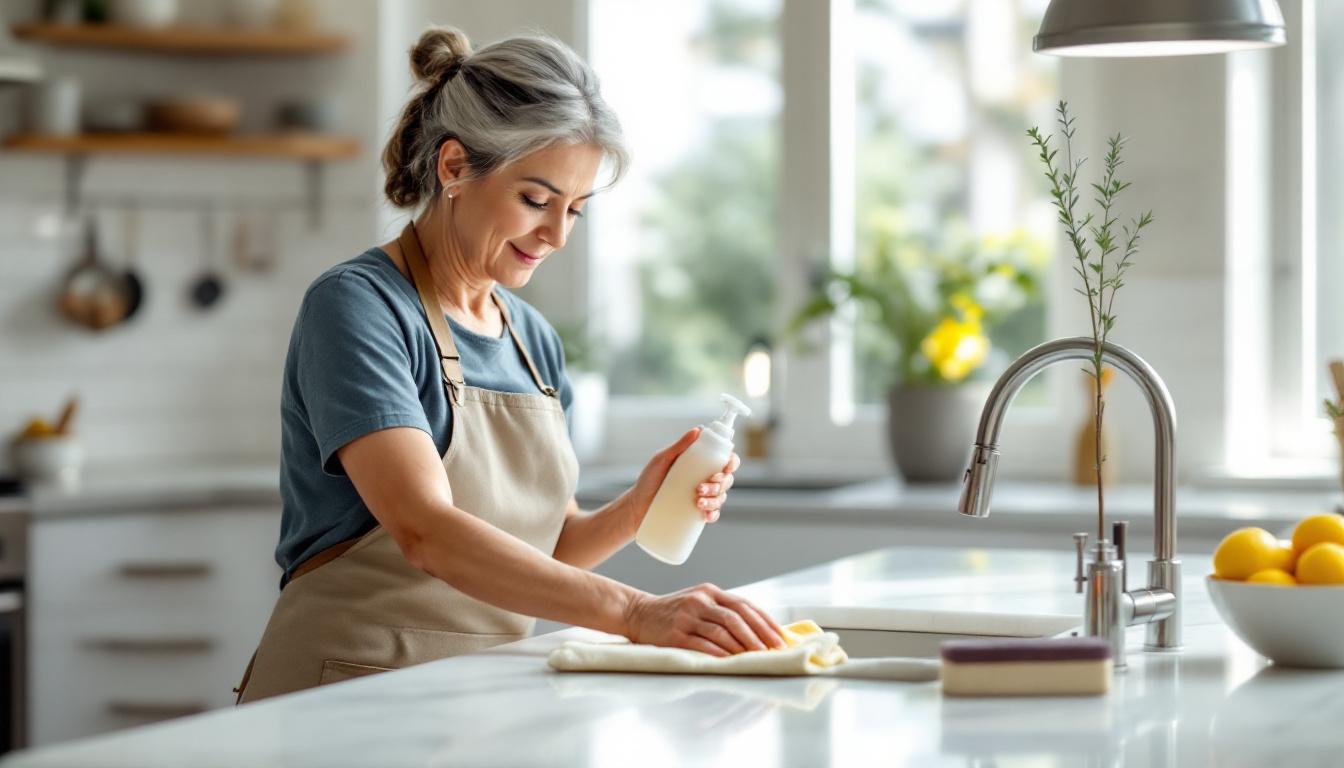 scopri come mantenere le superfici in marmo sempre perfette con metodi di pulizia efficaci e delicati che non le danneggiano.