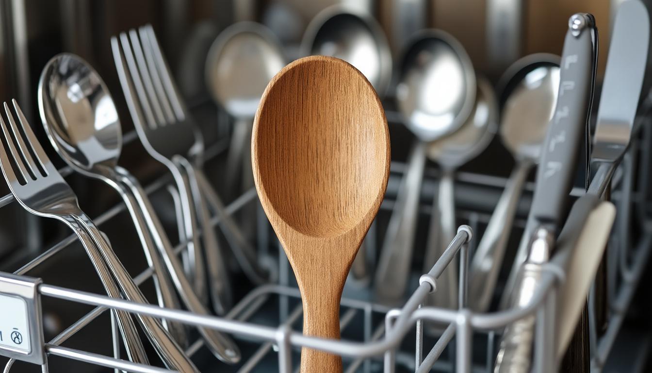 scopri il trucco curioso per lavare il cucchiaio di legno in lavastoviglie senza danneggiarlo e migliorare davvero il lavaggio dei tuoi utensili.